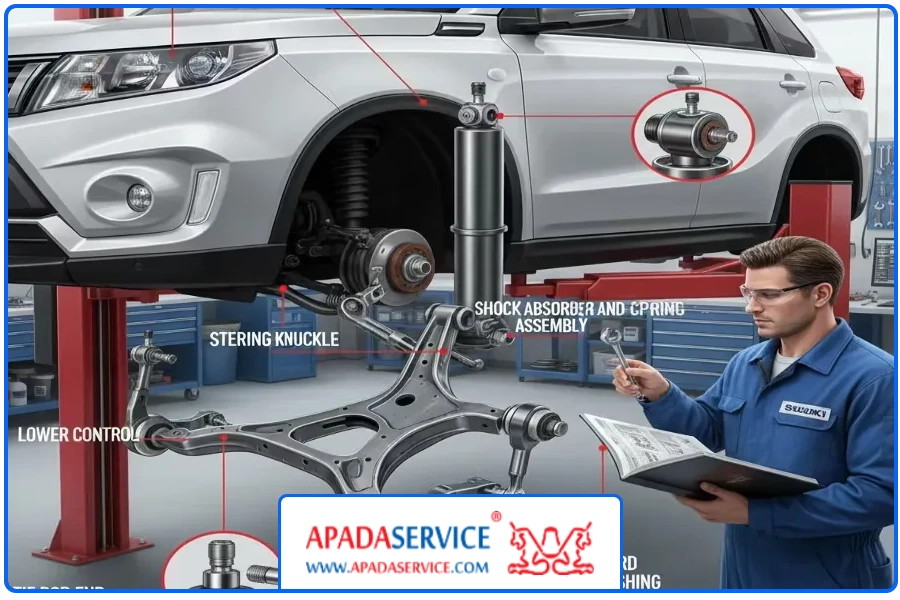 دلایل خرابی | تعمیر جلوبندی سوزوکی ویتارا