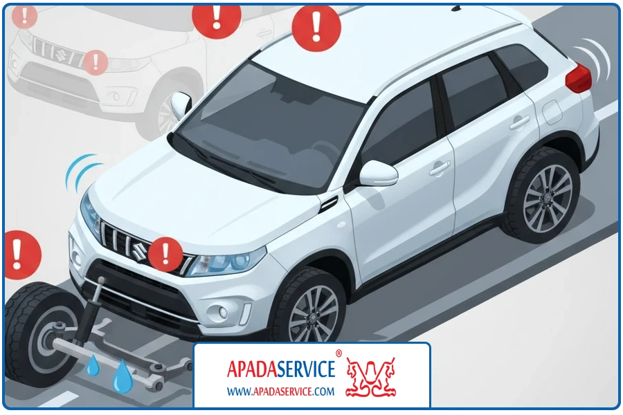 علائم هشدار دهنده | تعمیر کمک فنر سوزوکی ویتارا