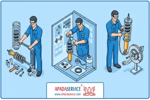 تعمیر کمک فنر سوزوکی ویتارا؛ راهنمای جامع برای داشتن سواری نرم و ایمن